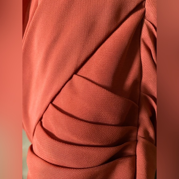 Rust colour bridesmaid dress - Picture 3 of 7